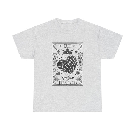 La Concha Tarot Card Tee | Shell Illustration, XIII Symbol, Occult Floral Design