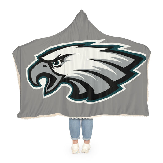 Eagle Head Snuggle Blanket | Hooded Fleece Throw