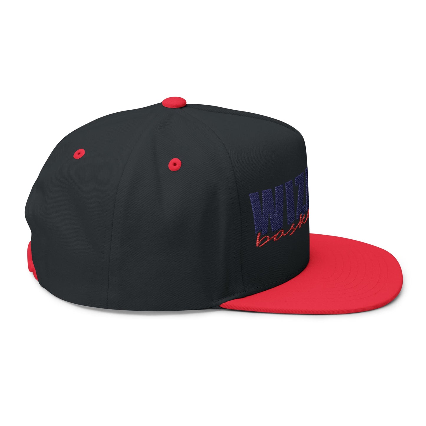 Wizards basketball Flat Bill Cap | Embroidered snapback