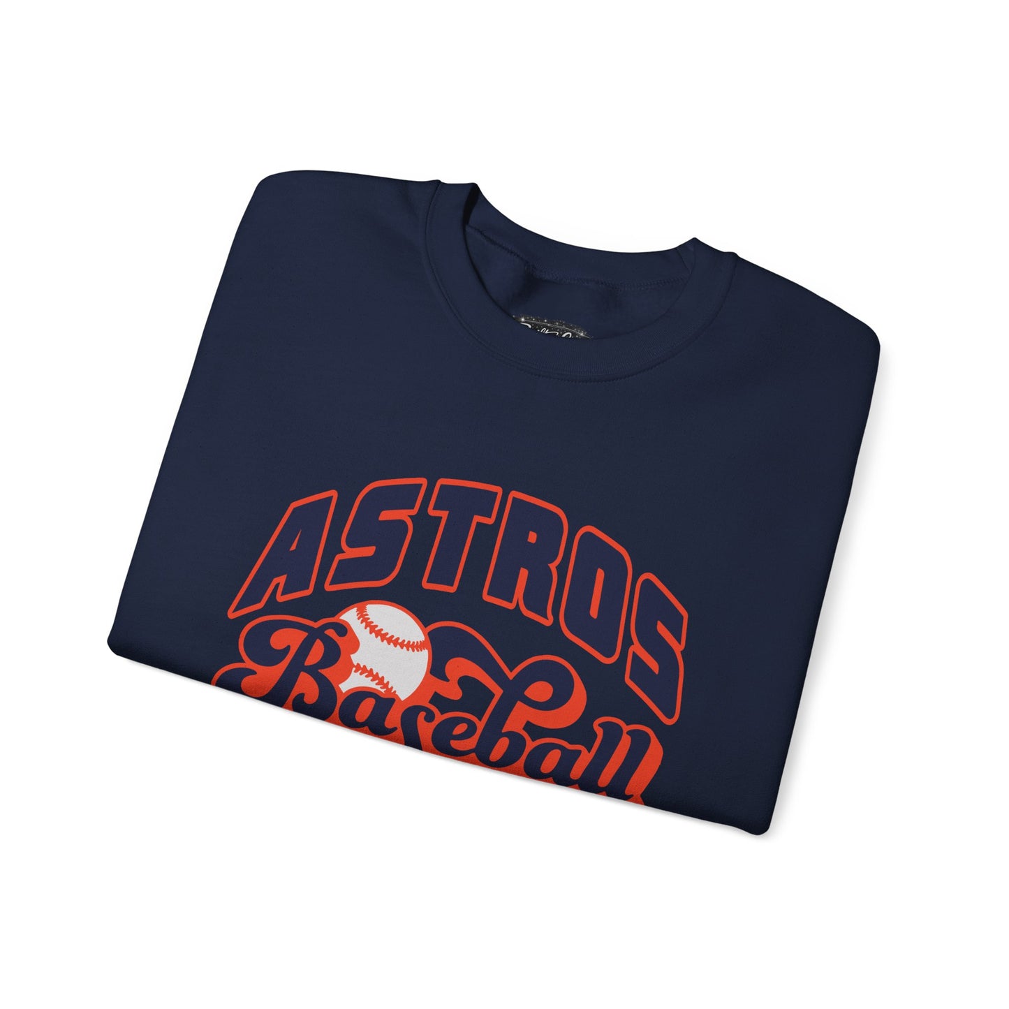 Astros Baseball Crewneck Sweatshirt | Team Logo Sports Apparel