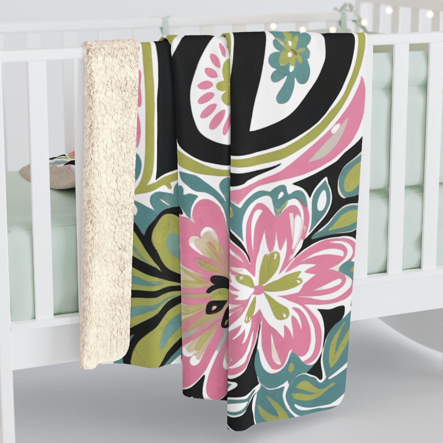 Praise The Lord Sherpa Blanket | Floral Script, Religious Throw