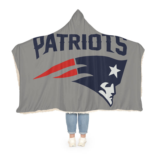 Patriots Logo Snuggle Blanket | Team Football Throw Hooded Blanket