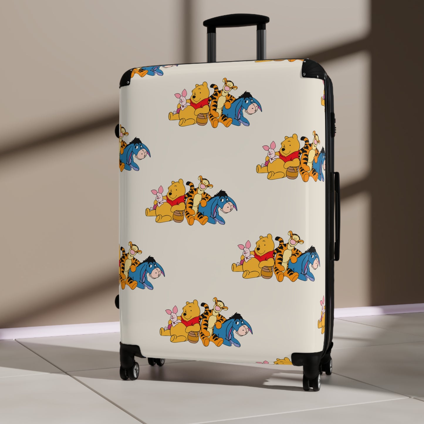 Winnie the Pooh Characters Suitcase | Pooh, Tigger, Piglet, Eeyore Luggage