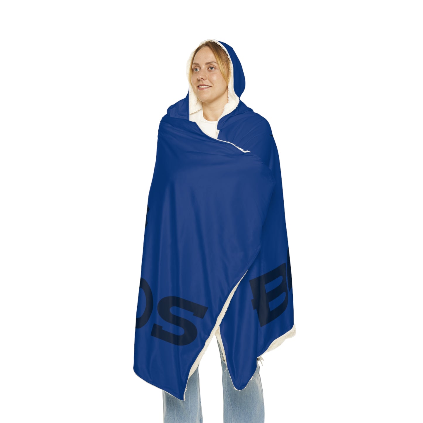 Denver Broncos Logo Blanket | Hooded Throw, NFL Team Fleece