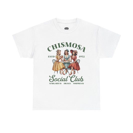Chismosa Social Club Tee | Vintage Women Gossip Illustration