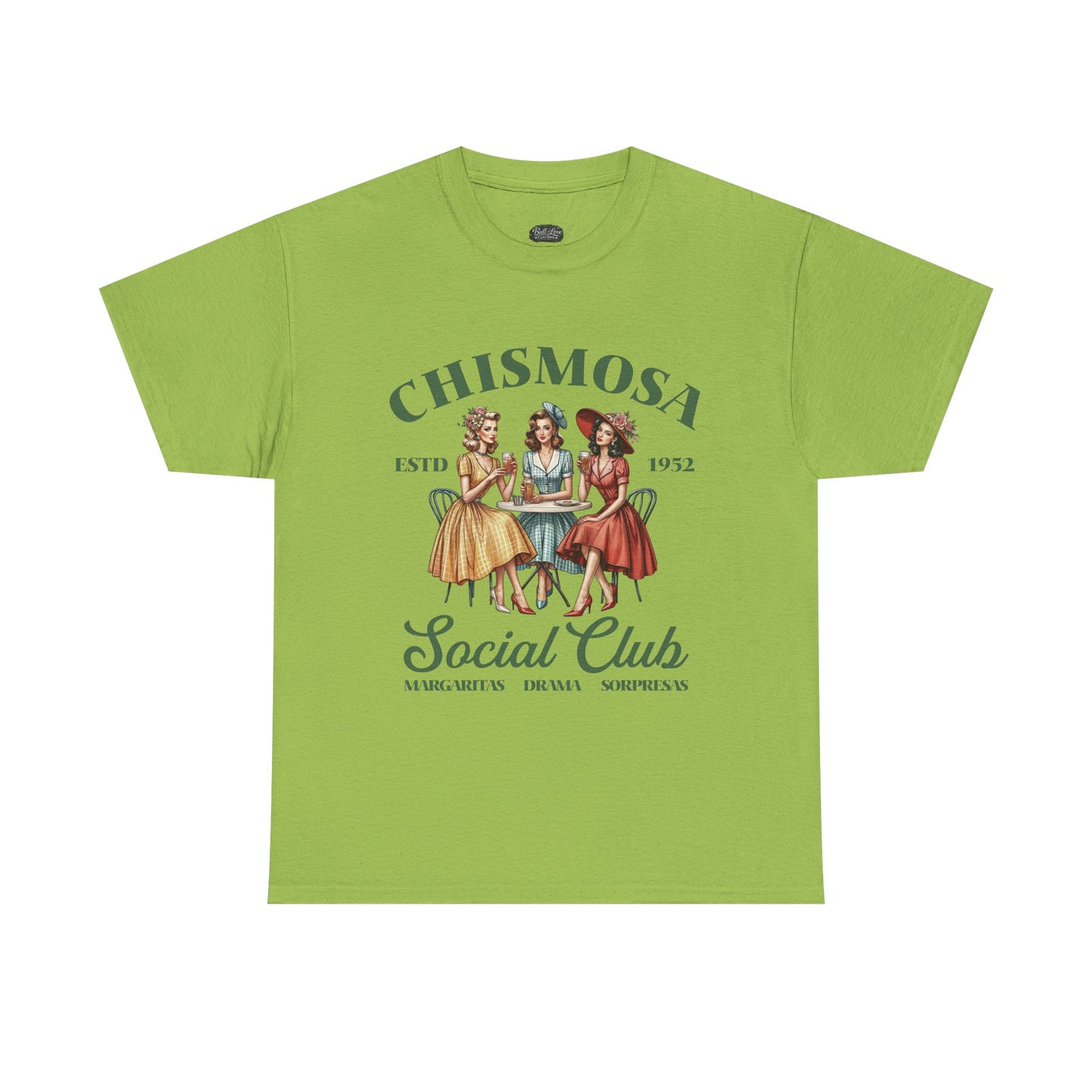 Chismosa Social Club Tee | Vintage Women Gossip Illustration
