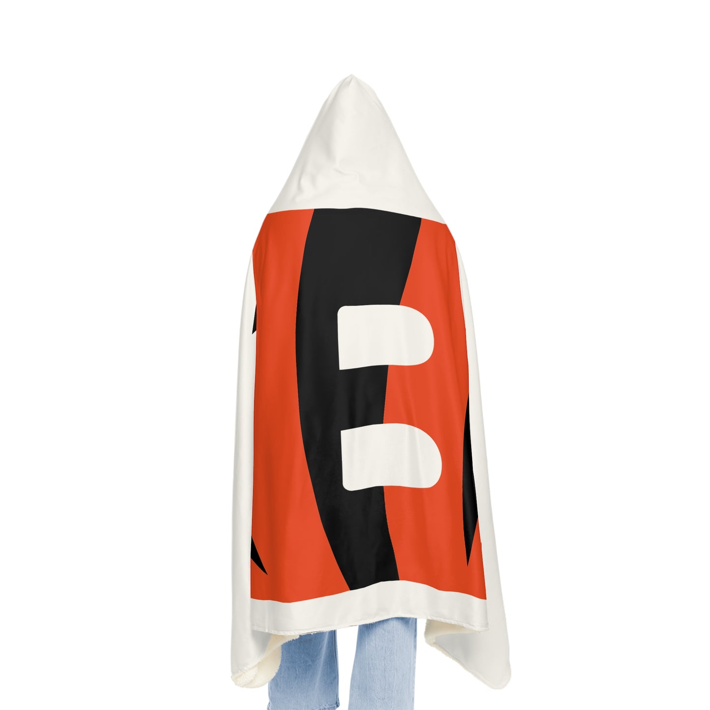 Cincinnati Bengals B Logo Snuggle Blanket | Football Team Fleece Throw