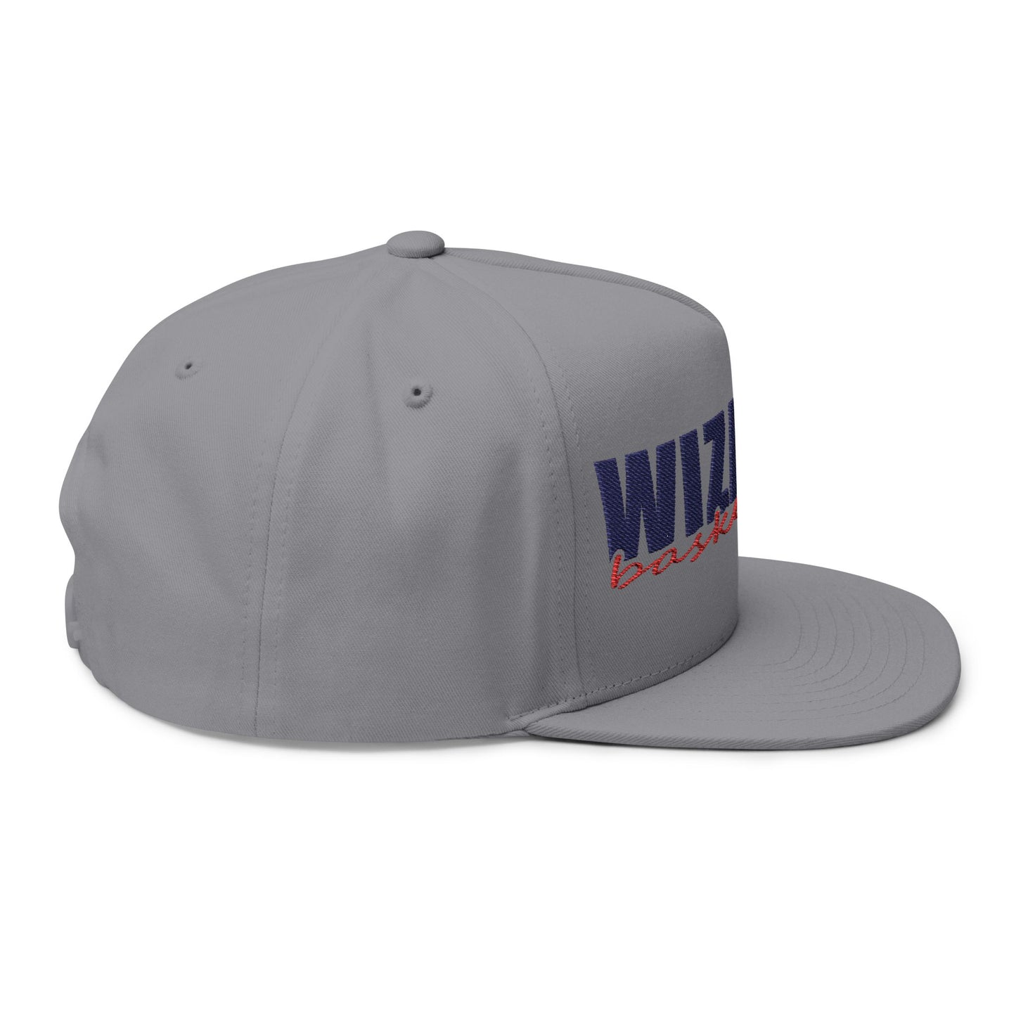 Wizards basketball Flat Bill Cap | Embroidered snapback