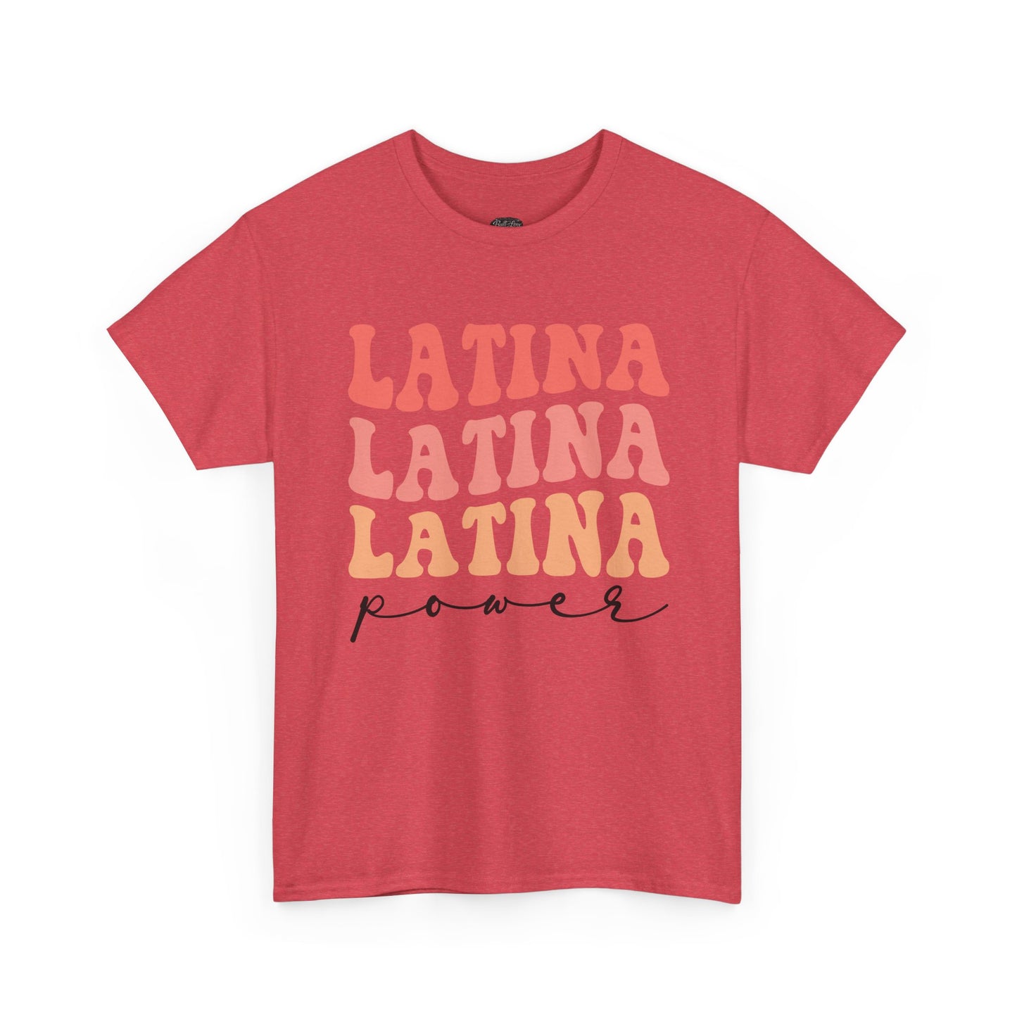 Latina Power tee | Latina Typography Shirt, Retro Script Design