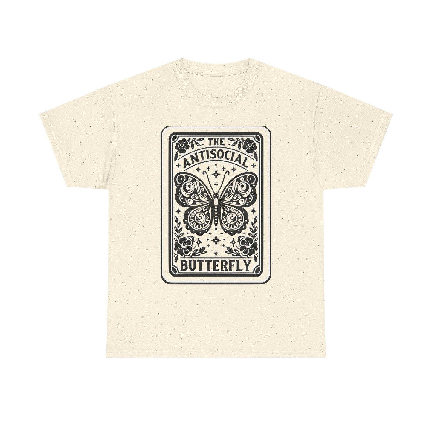 Antisocial Butterfly T-Shirt | Decorative Butterfly Illustration
