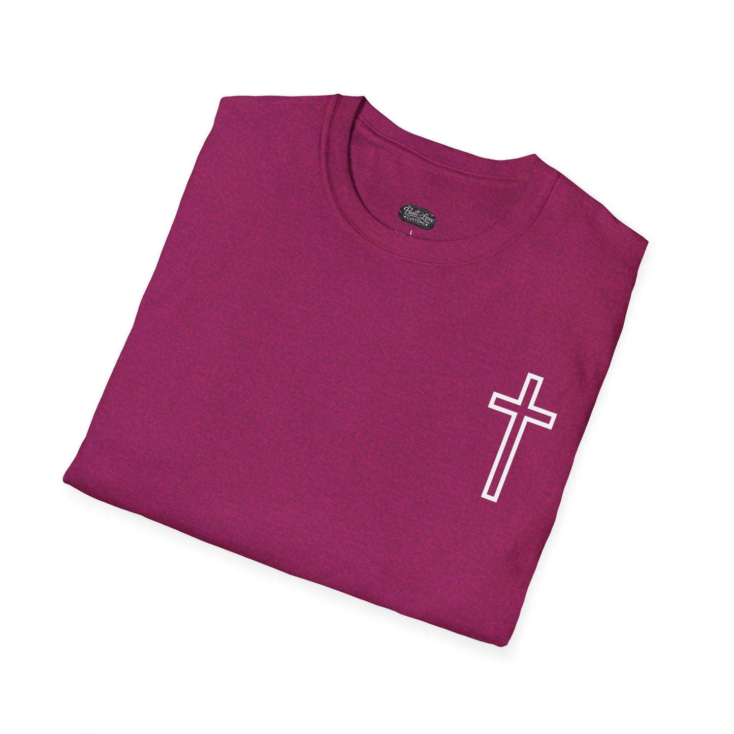 Blessed Through the Storm Christian T-Shirt — Women’s Faith Cross Tee