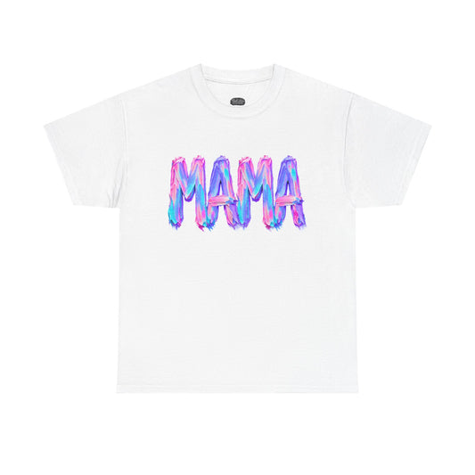 MAMA watercolor balloon letters Tee | Mother's Day casual shirt