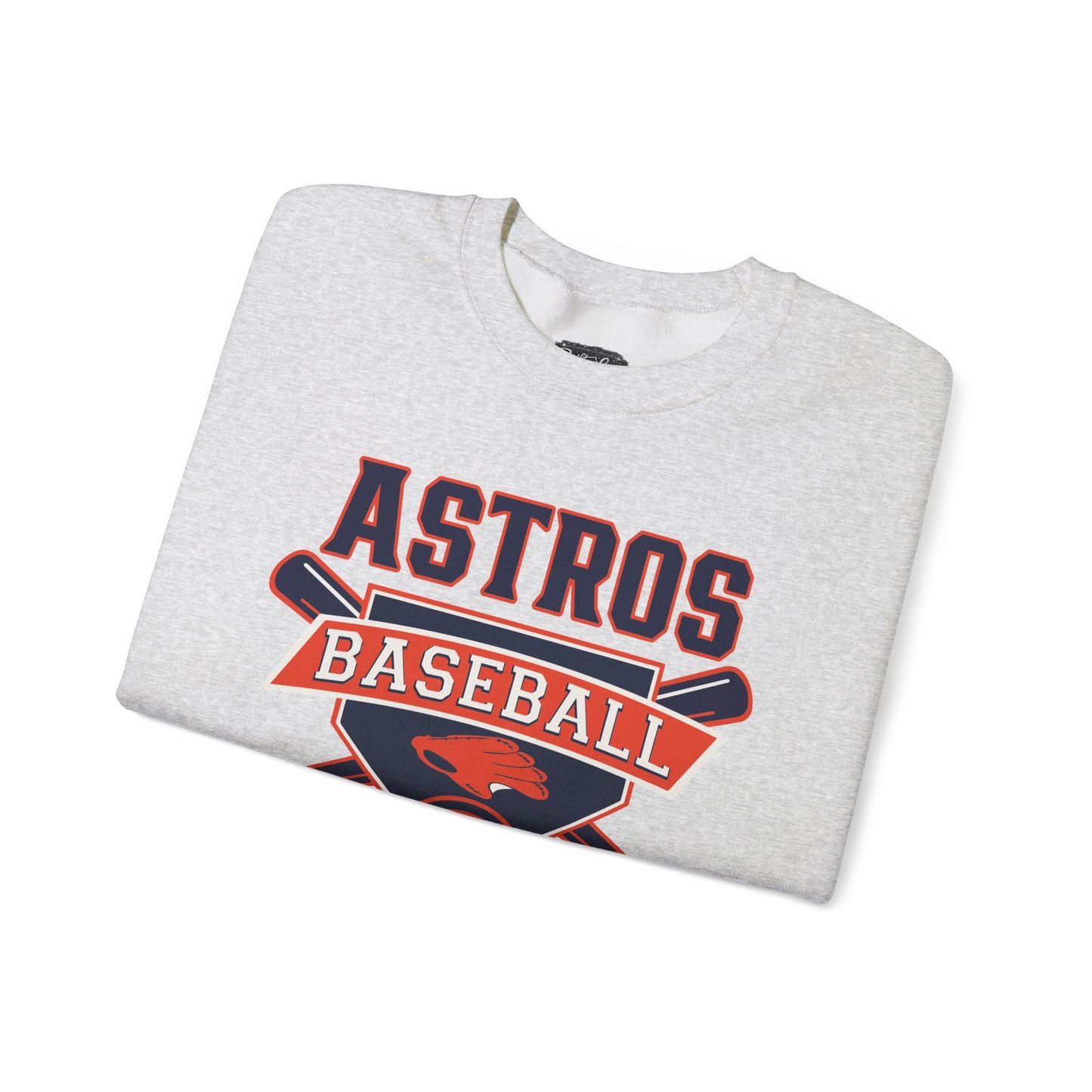 Astros Baseball Crewneck Sweatshirt | Baseball Team Logo Pullover