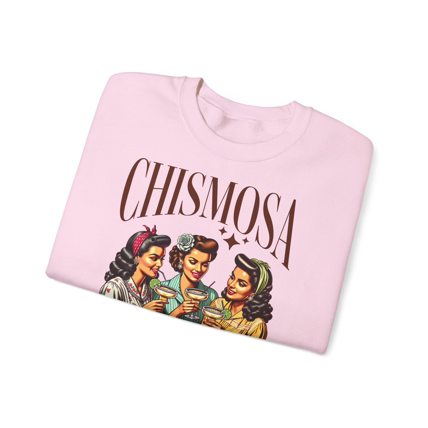 Chismosa Social Club sweatshirt | Retro women drinking cocktails crewneck