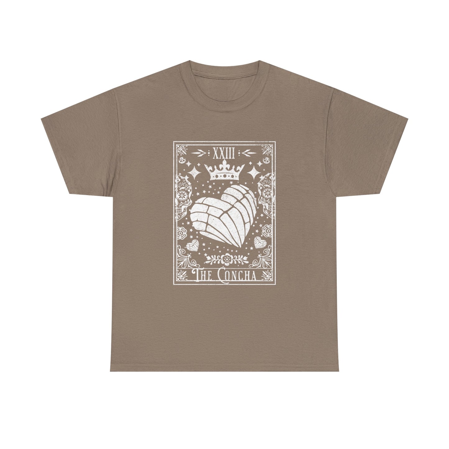 La Concha Tarot Card Tee | Shell Illustration, XIII Symbol, Occult Floral Design
