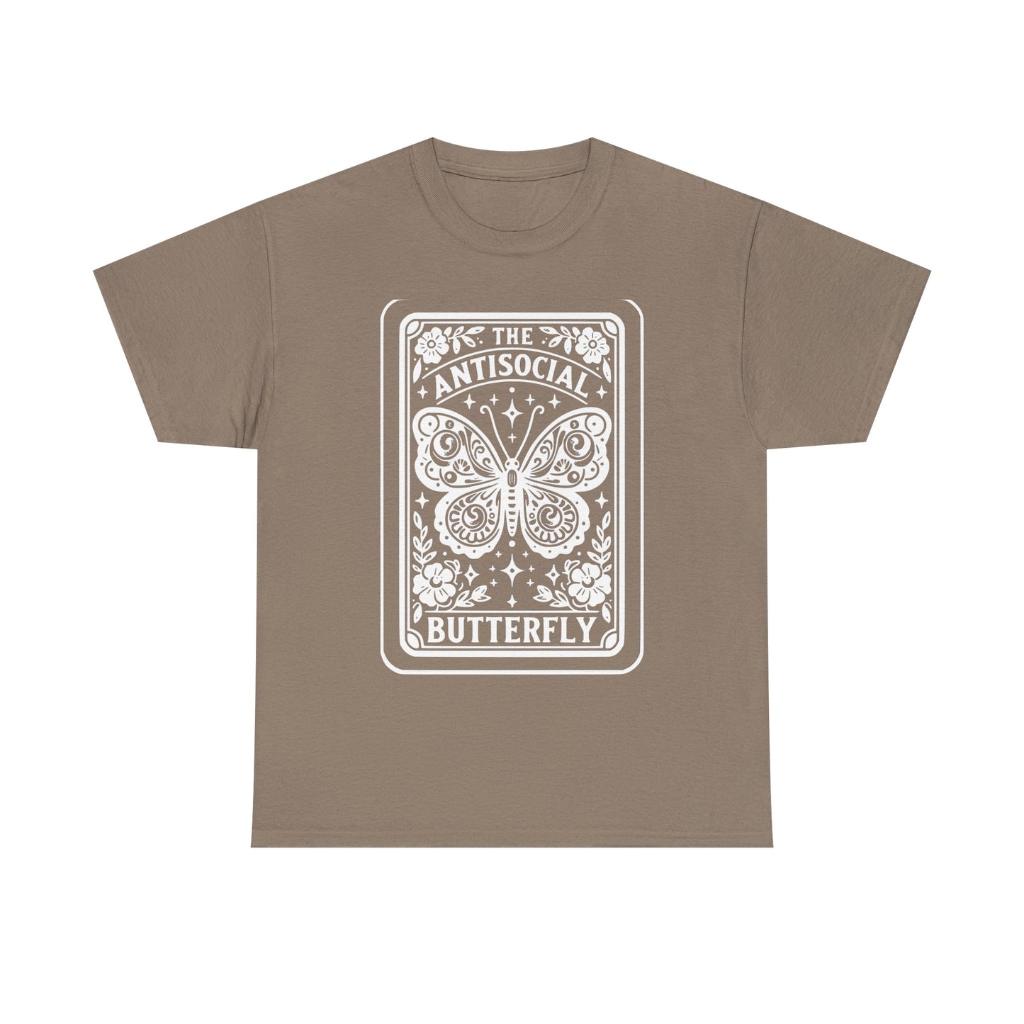 Antisocial Butterfly T-Shirt | Decorative Butterfly Illustration