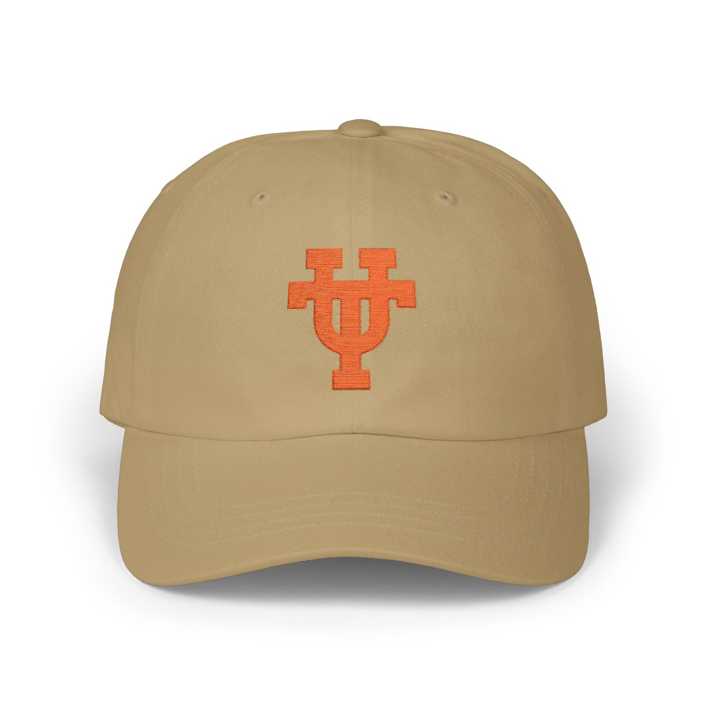 Orange Block Monogram UT Dad Cap | Embroidered University Lettering