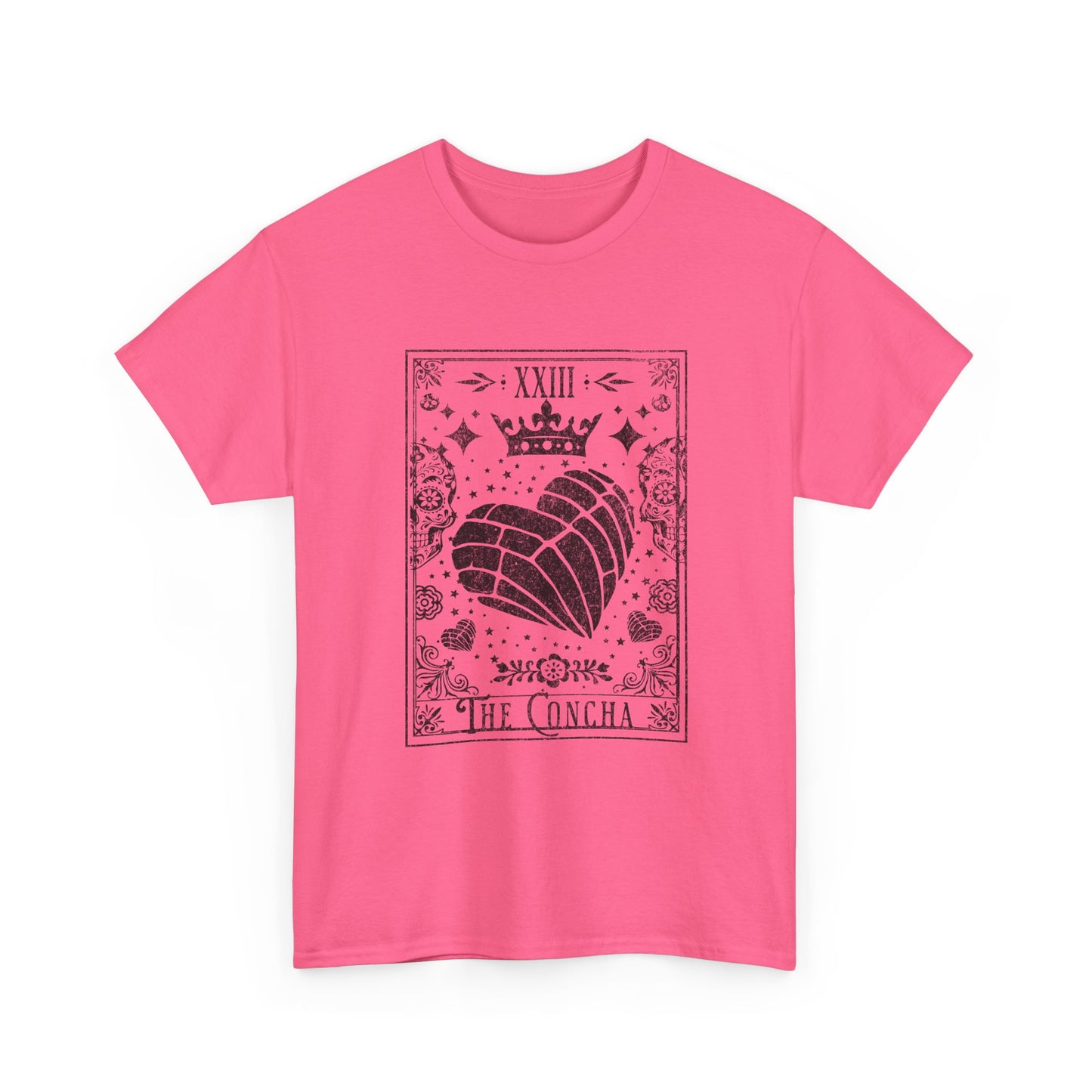 La Concha Tarot Card Tee | Shell Illustration, XIII Symbol, Occult Floral Design