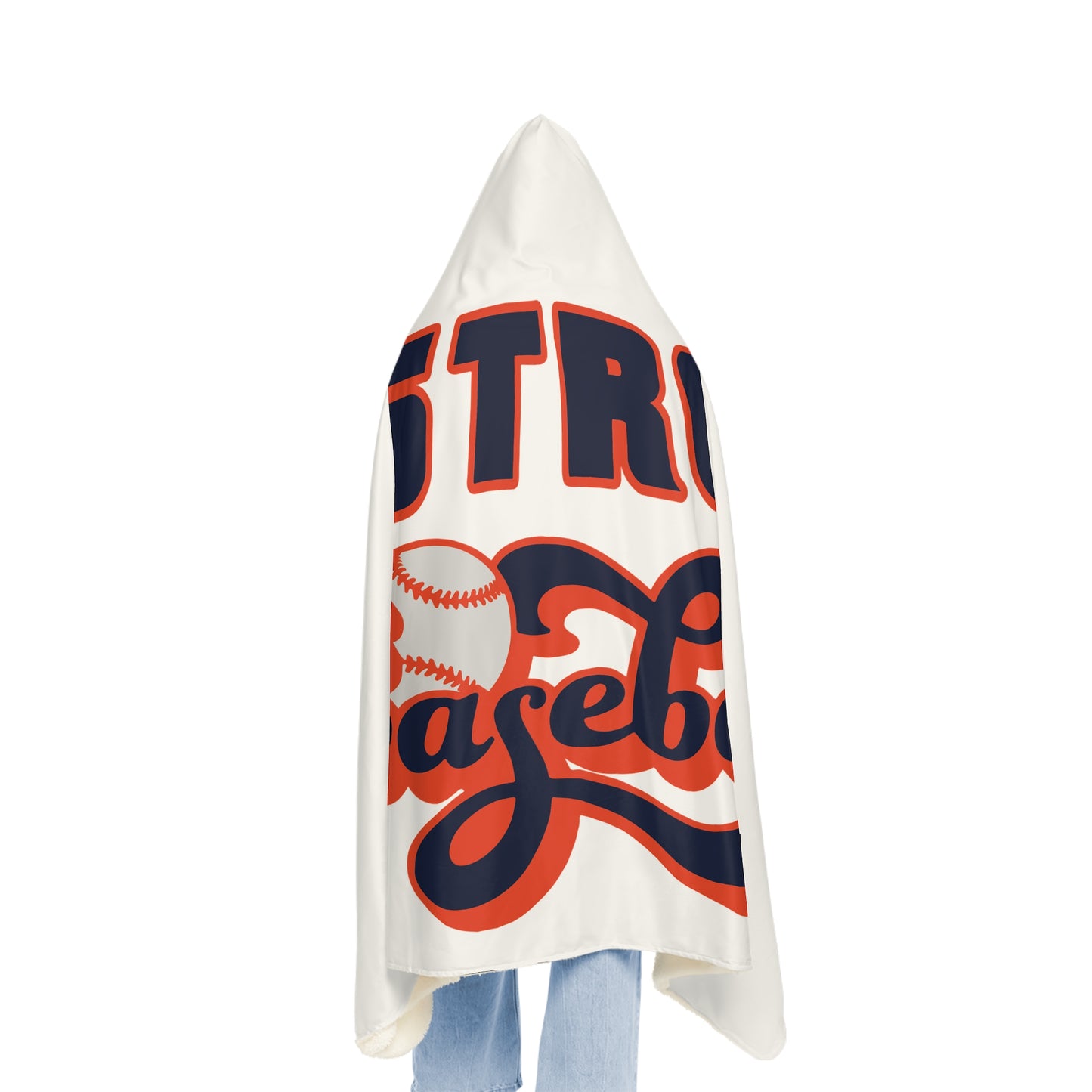 Astros Baseball Snuggle Blanket | Team Logo Hooded Throw
