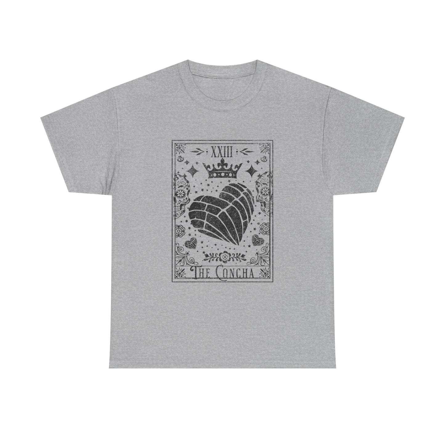 La Concha Tarot Card Tee | Shell Illustration, XIII Symbol, Occult Floral Design