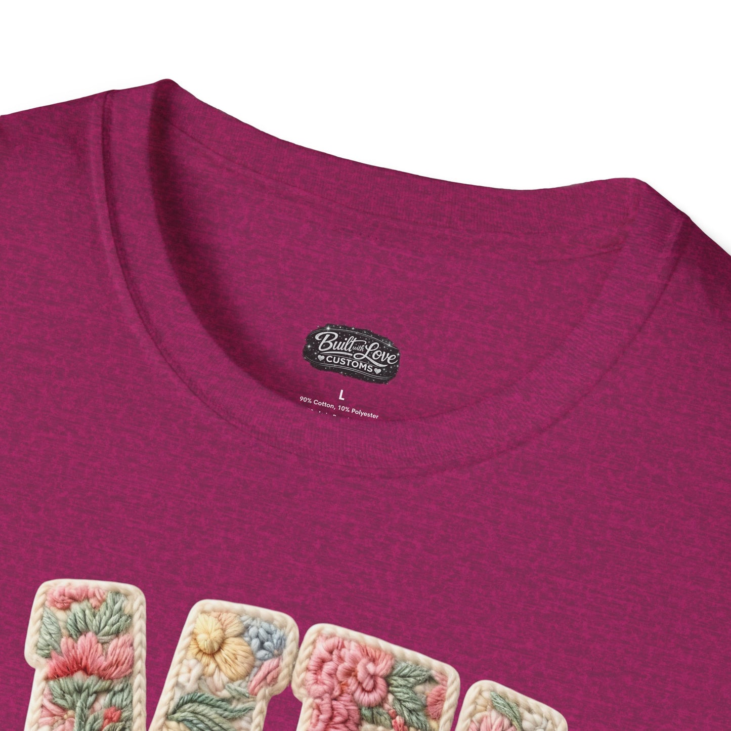 Alien Floral Script T-Shirt — Pink Bow Graphic Tee