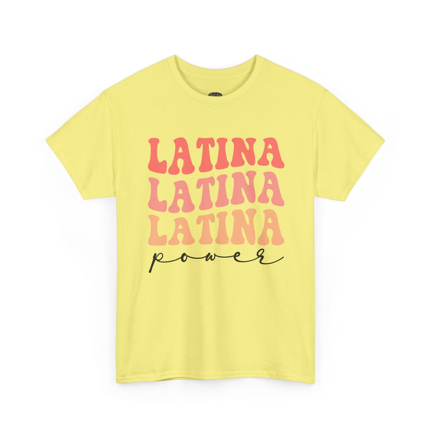 Latina Power tee | Latina Typography Shirt, Retro Script Design
