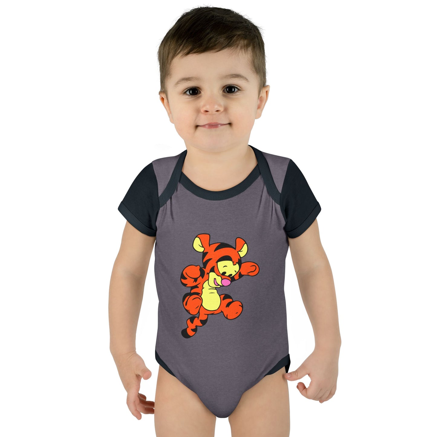 Cute Tiger Cub Infant Bodysuit | Cartoon Baby Tiger Onesie