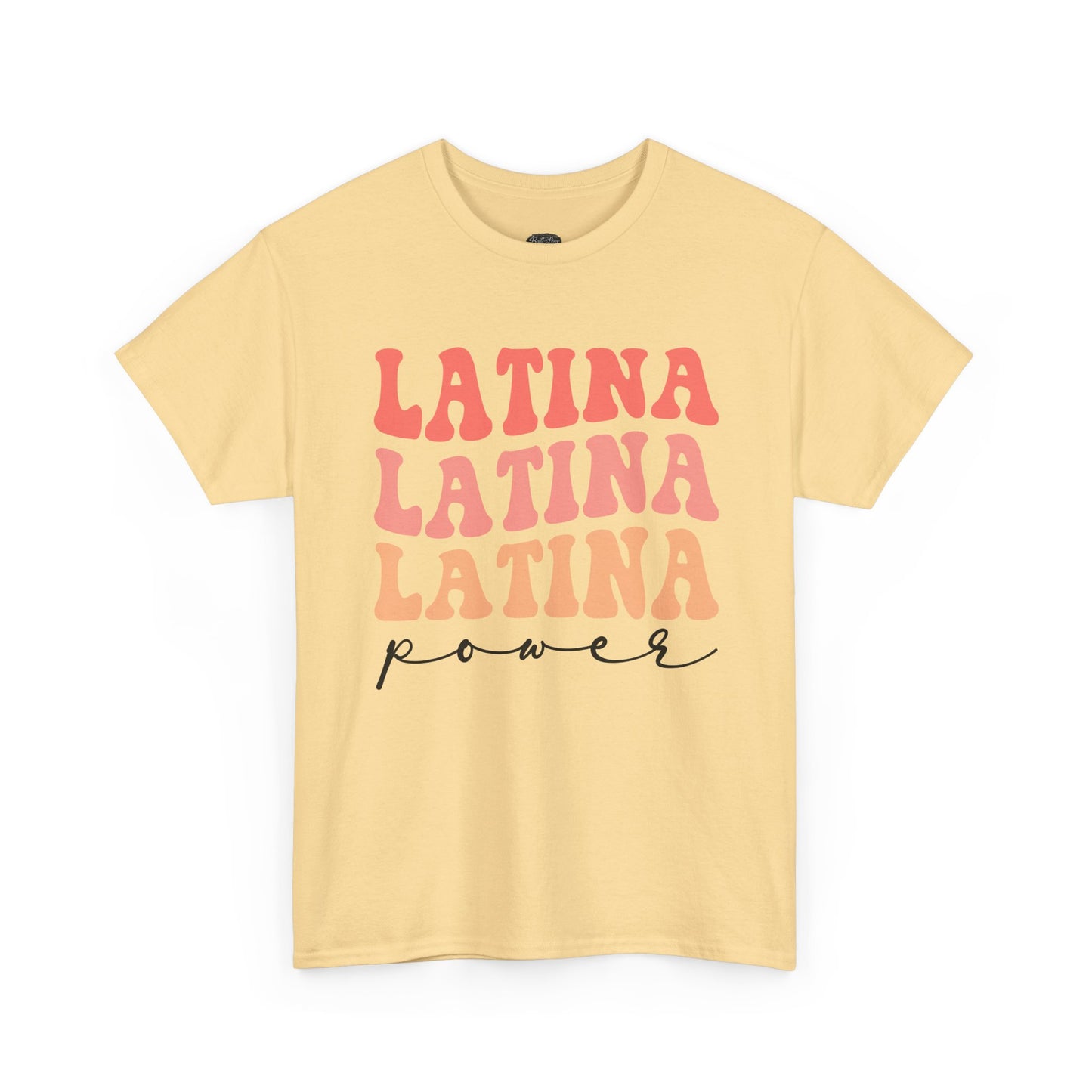 Latina Power tee | Latina Typography Shirt, Retro Script Design