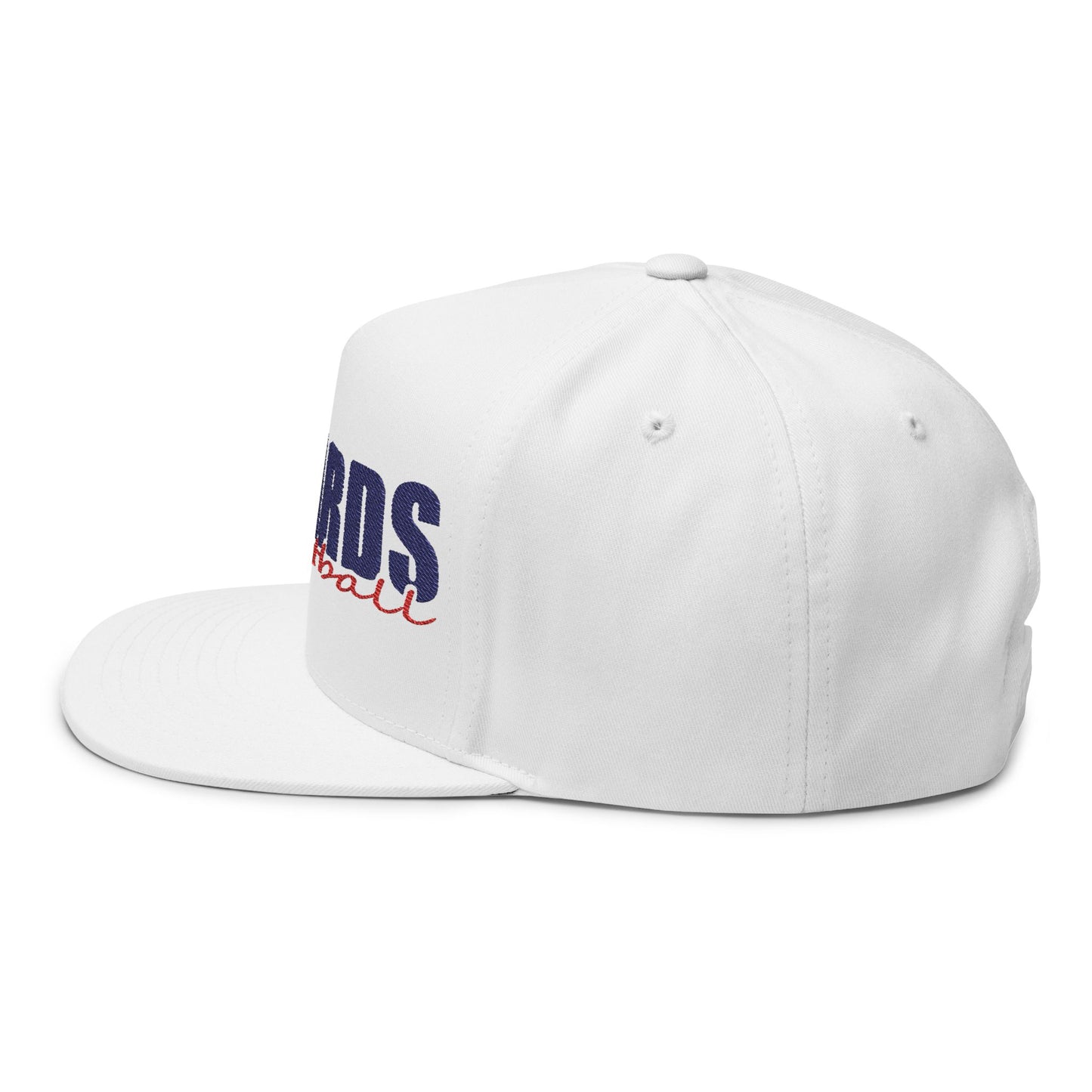 Wizards basketball Flat Bill Cap | Embroidered snapback