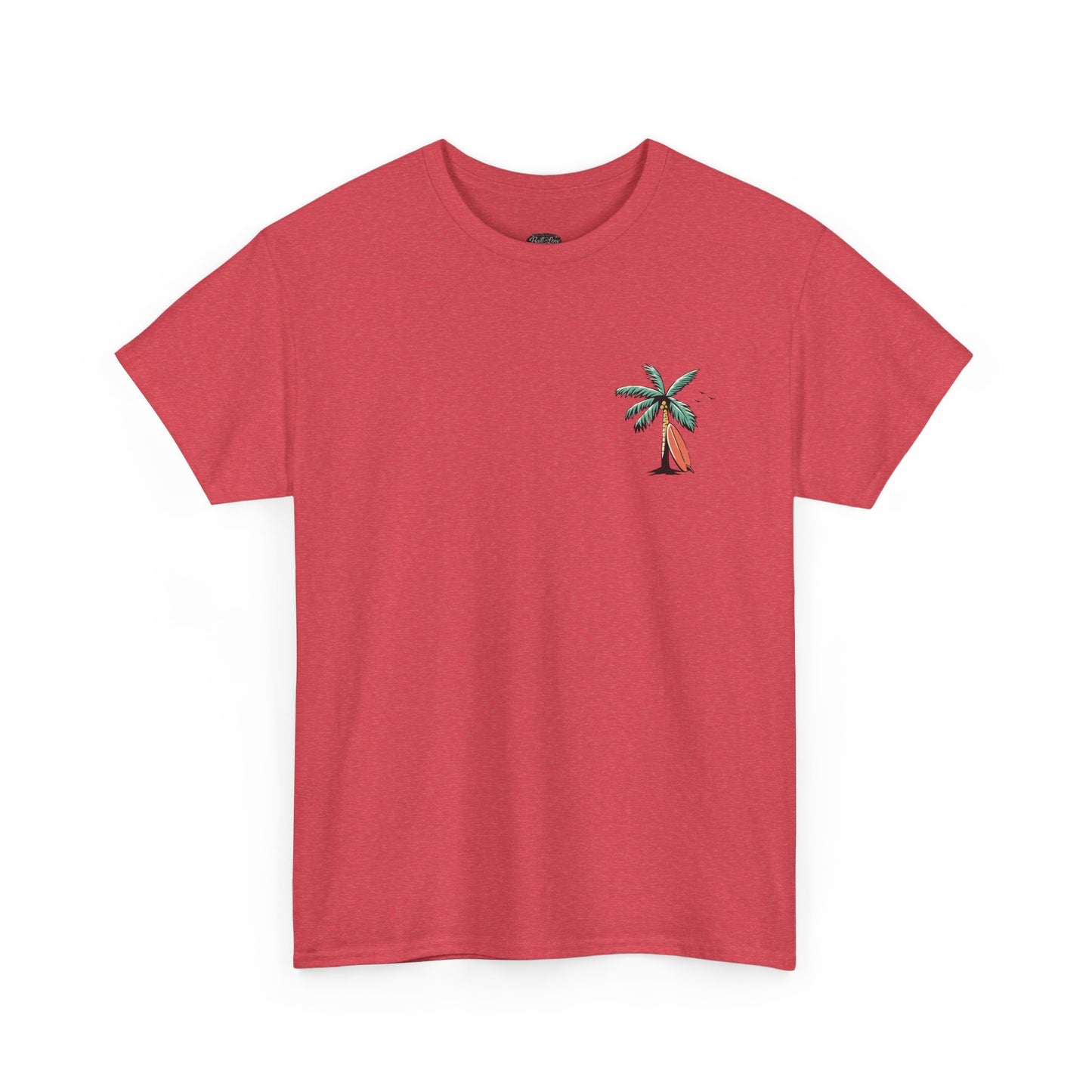 T-Shirt — "Even the Wind and Waves Obey Him" Palm Tree Surf Christian Tee