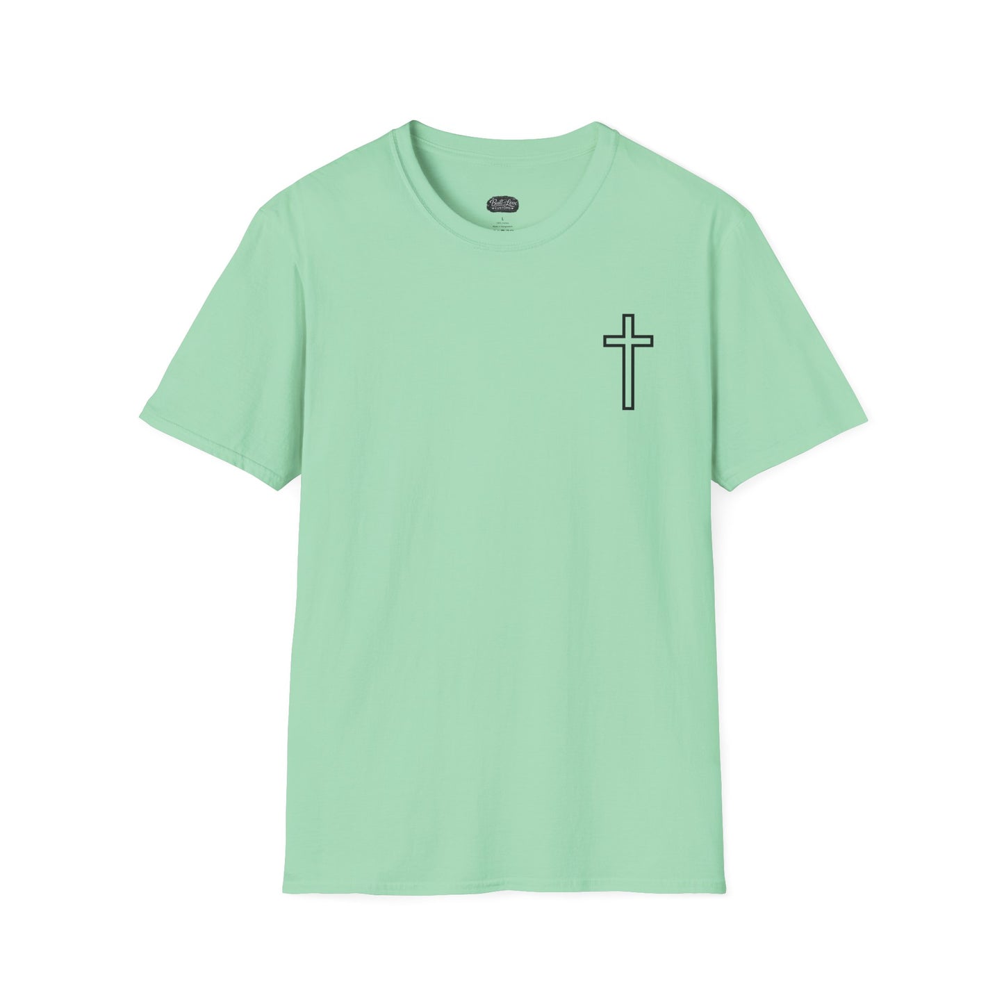 Blessed Who Stand T-Shirt — "Blessed is the woman who stood in faith through the storm" Christian Tee