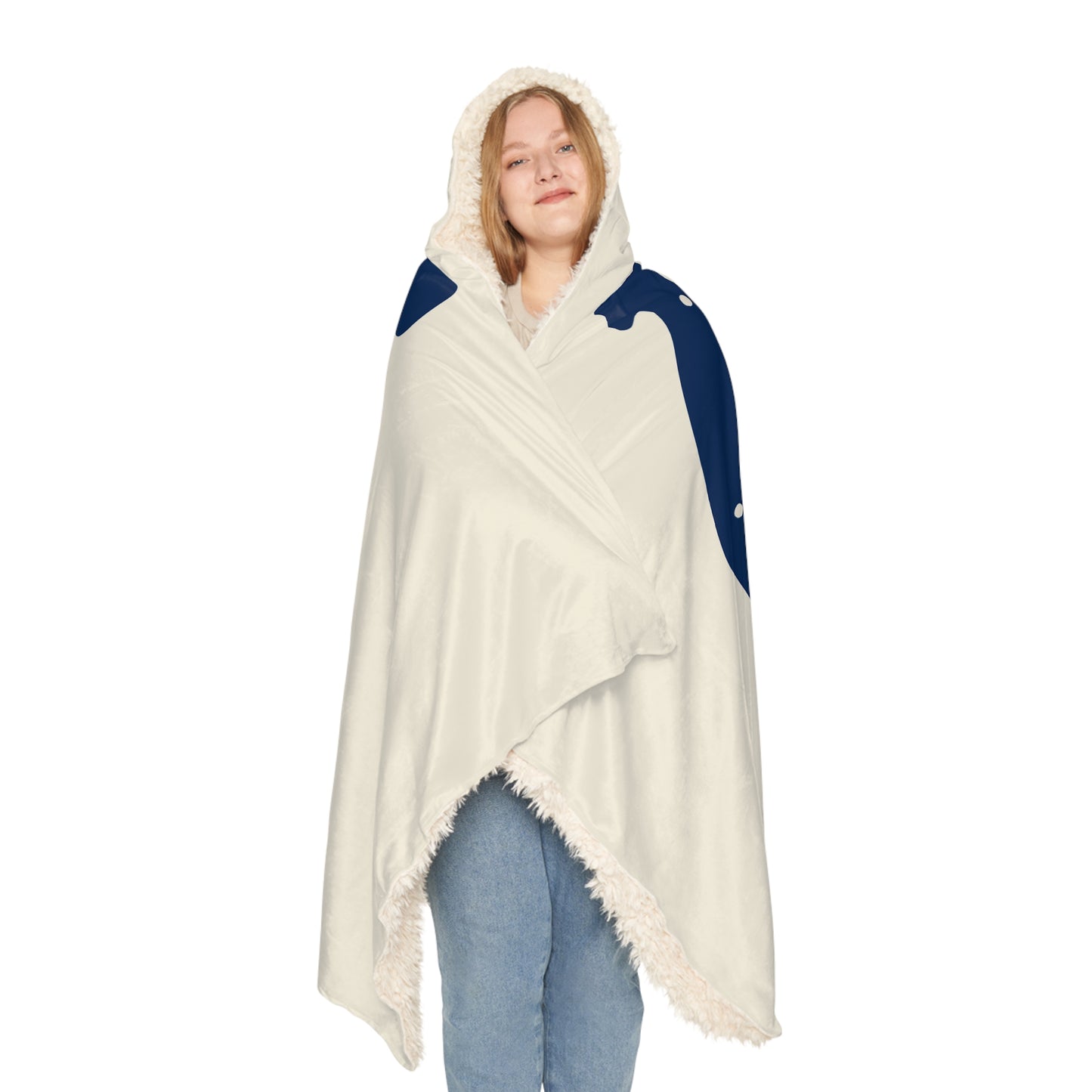 Colts Horseshoe Snuggle Blanket | Hooded Throw