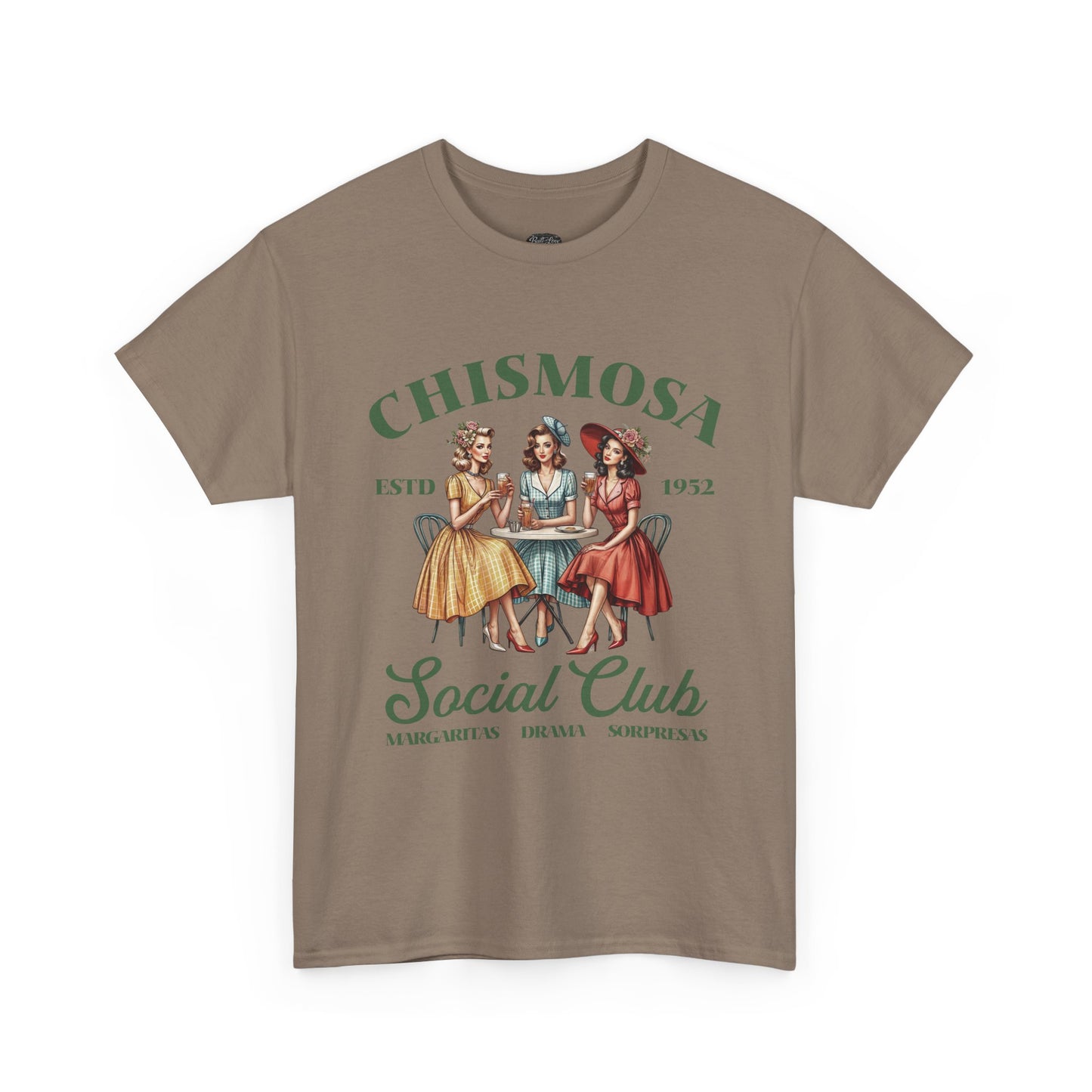 Chismosa Social Club Tee | Vintage Women Gossip Illustration