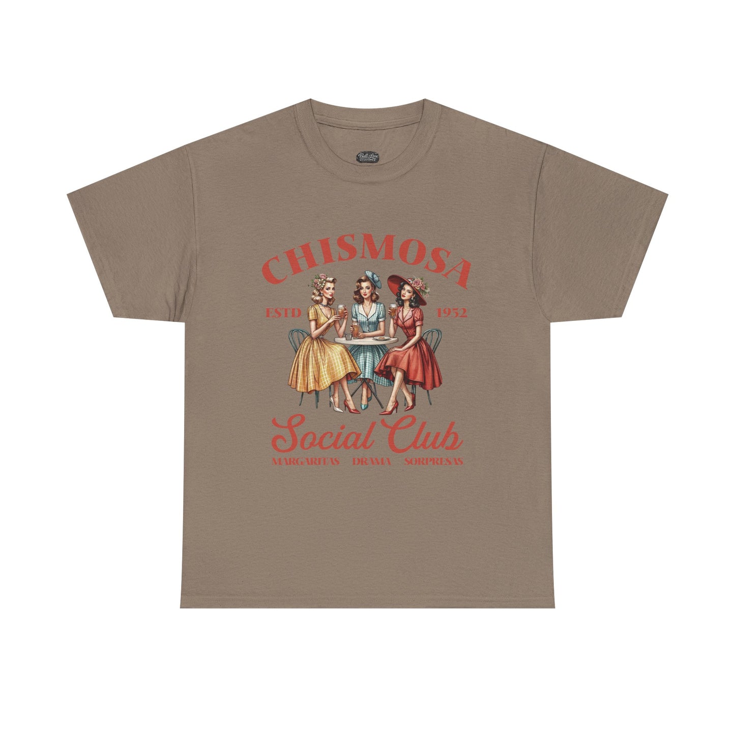 Chismosa Social Club Tee | Retro Ladies Gossip Graphic Shirt