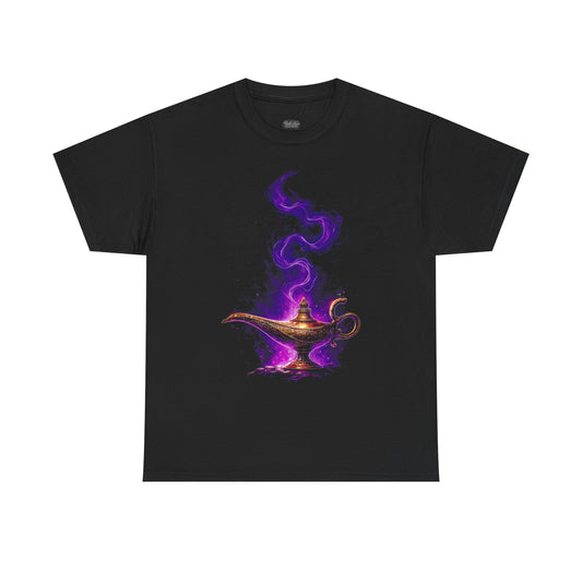 Mystic Genie Lamp Tee | Magical Purple Smoke Aladdin Style