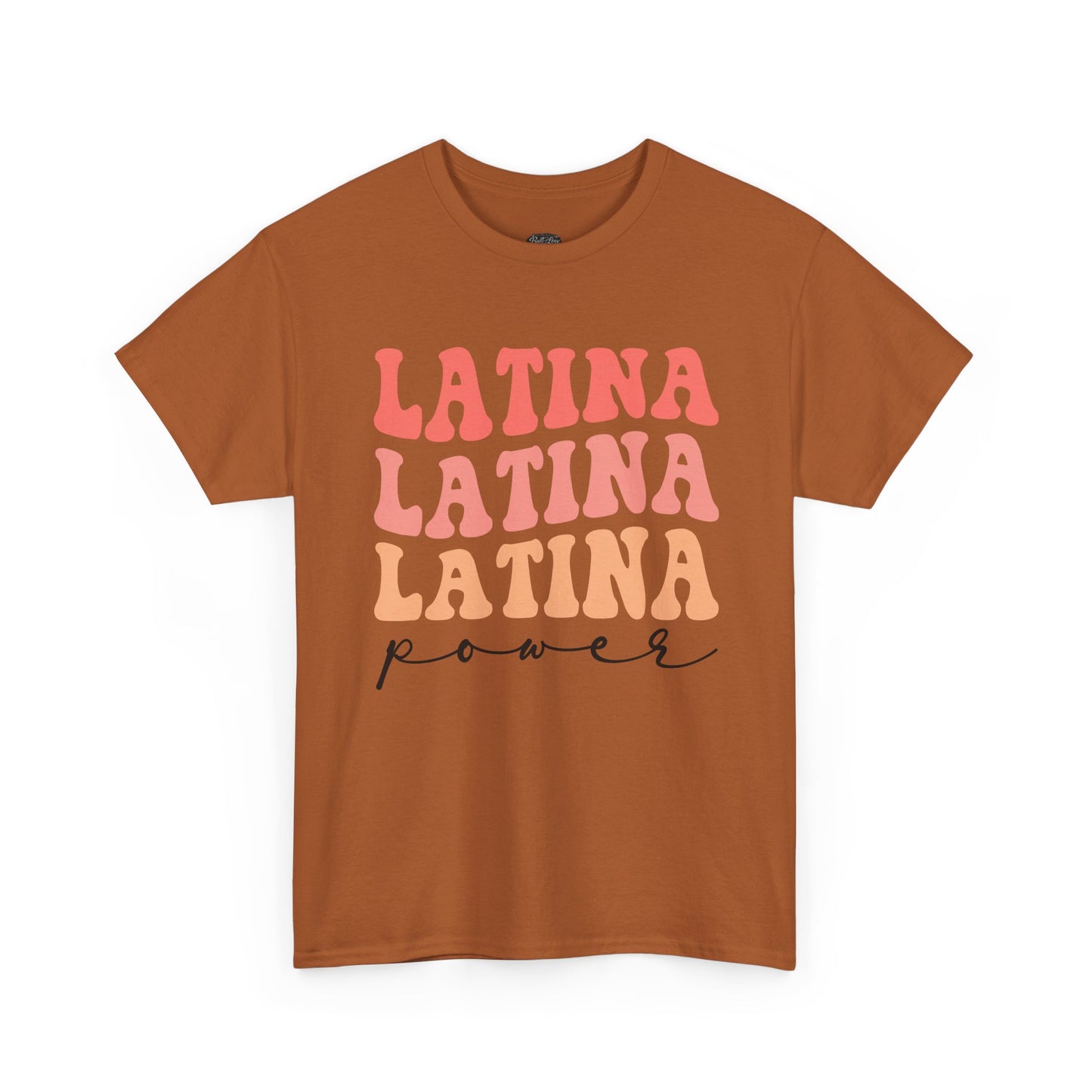 Latina Power tee | Latina Typography Shirt, Retro Script Design