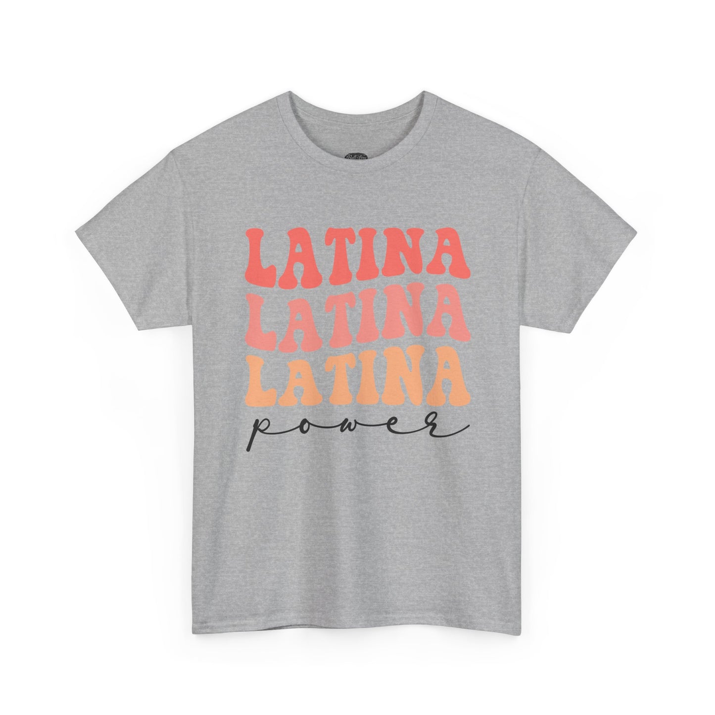 Latina Power tee | Latina Typography Shirt, Retro Script Design