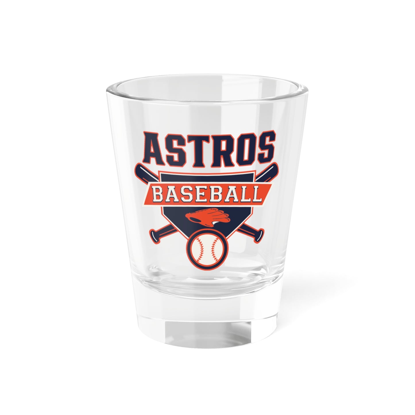 Astros Baseball Logo Shot Glass | 1.5oz