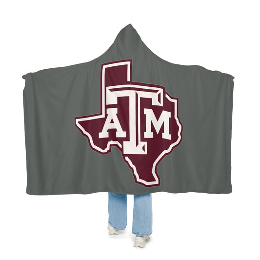 Texas A&M Logo Snuggle Blanket | College Team Hooded Throw