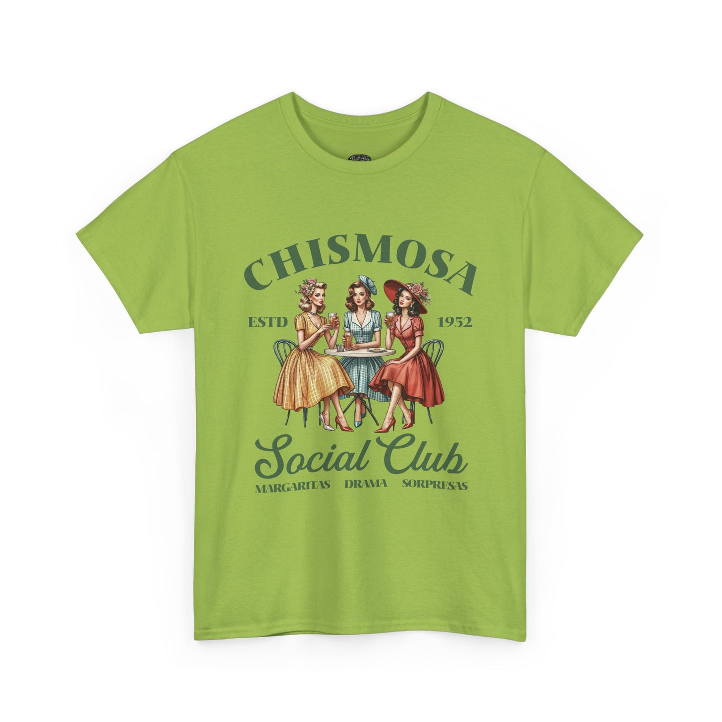 Chismosa Social Club Tee | Vintage Women Gossip Illustration