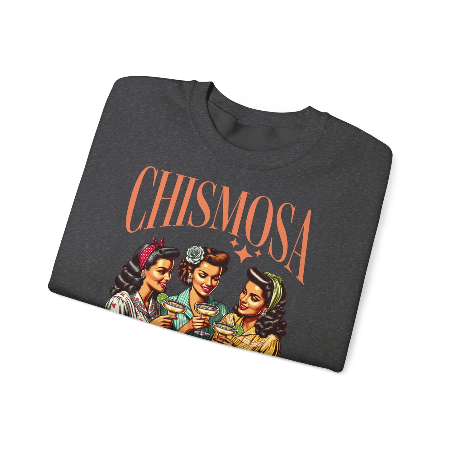 Chismosa Social Club Sweatshirt | Retro Women Chatting Graphic