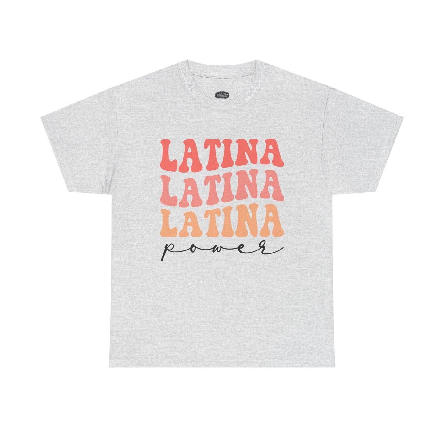 Latina Power tee | Latina Typography Shirt, Retro Script Design