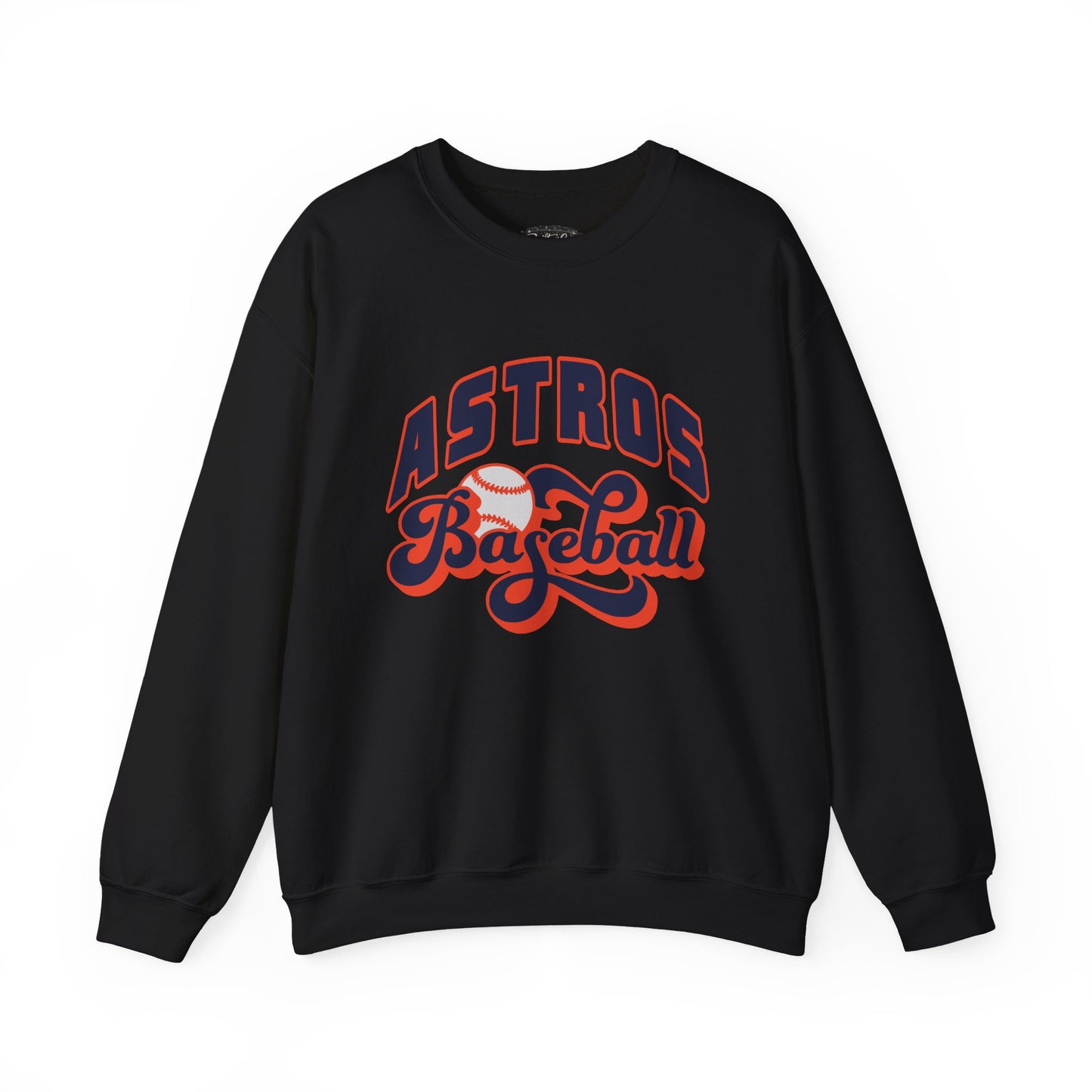 Astros Baseball Crewneck Sweatshirt | Team Logo Sports Apparel