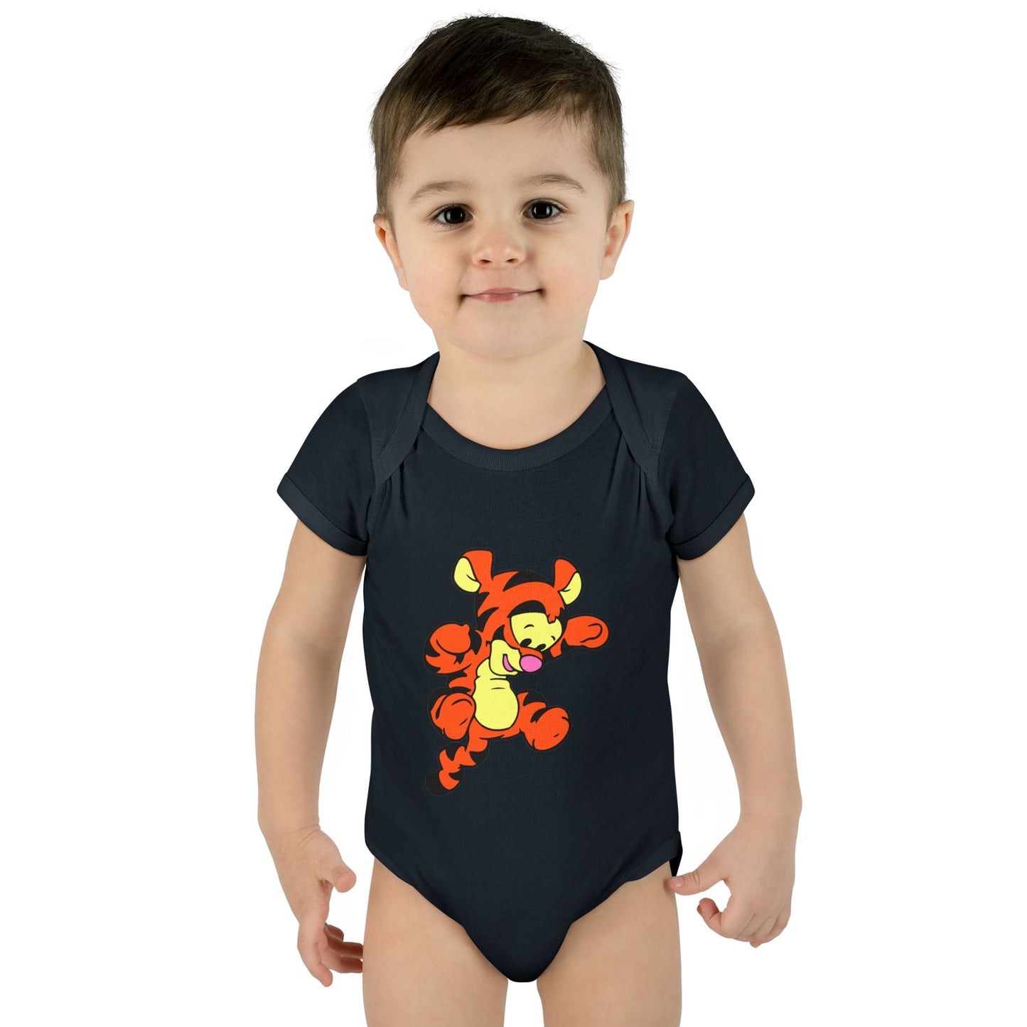 Cute Tiger Cub Infant Bodysuit | Cartoon Baby Tiger Onesie