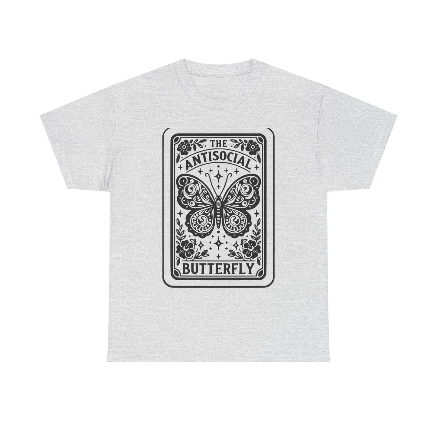 Antisocial Butterfly T-Shirt | Decorative Butterfly Illustration