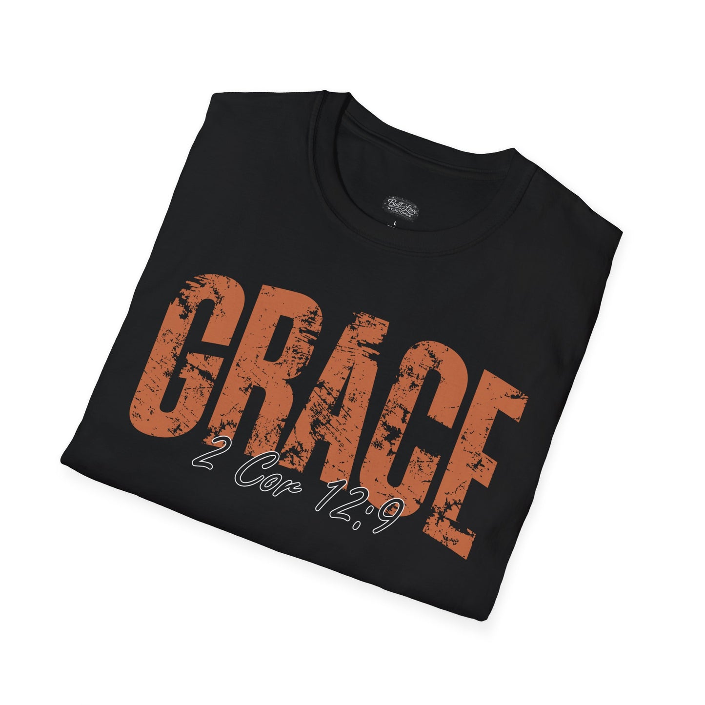 Grace 2 Cor 12:9 T-Shirt | Christian scripture faith tee