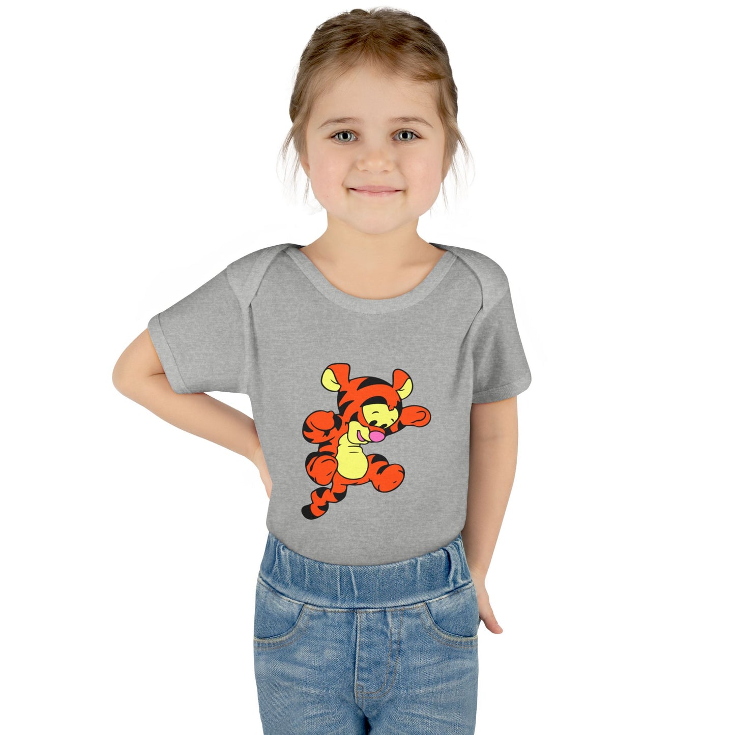 Cute Tiger Cub Infant Bodysuit | Cartoon Baby Tiger Onesie