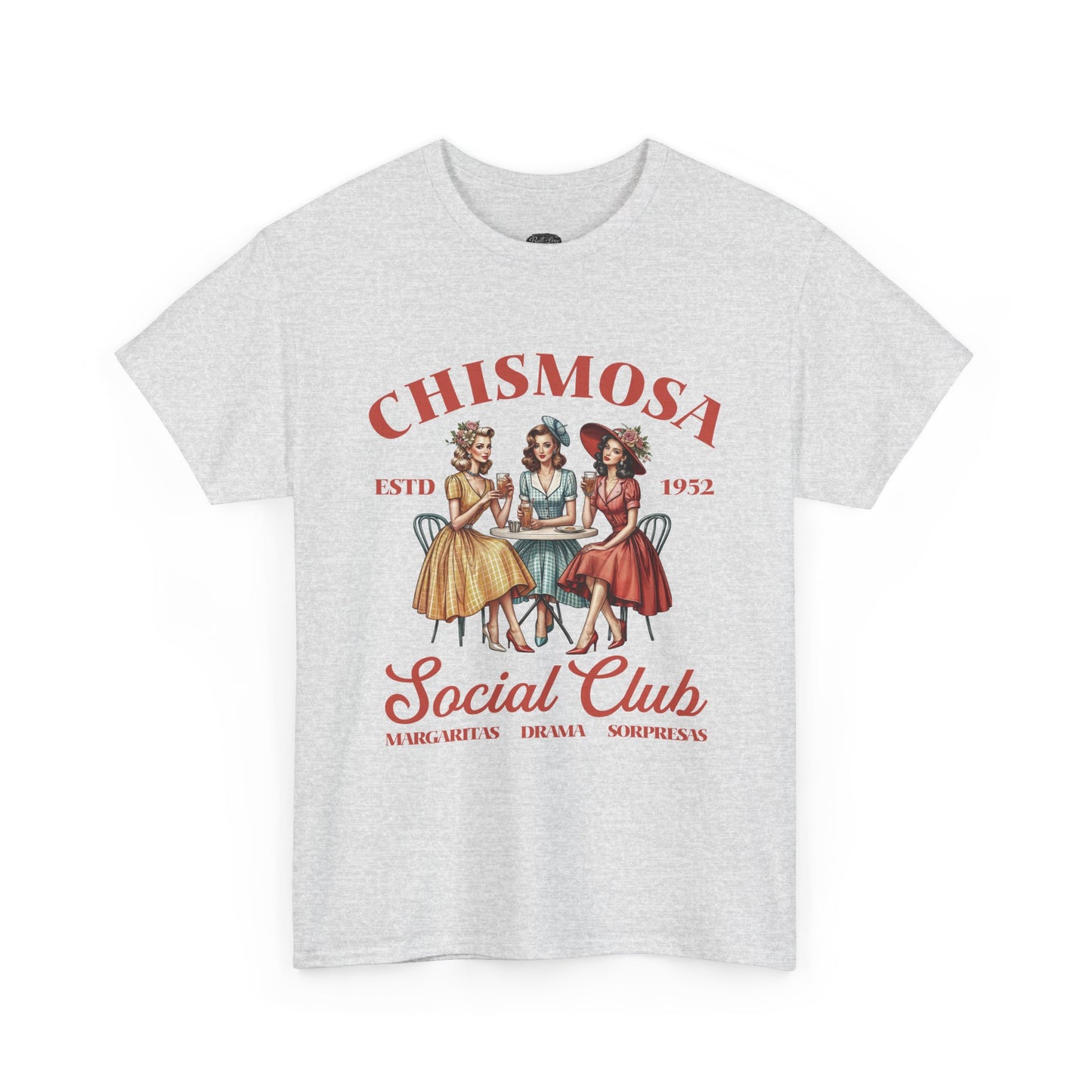 Chismosa Social Club Tee | Retro Ladies Gossip Graphic Shirt