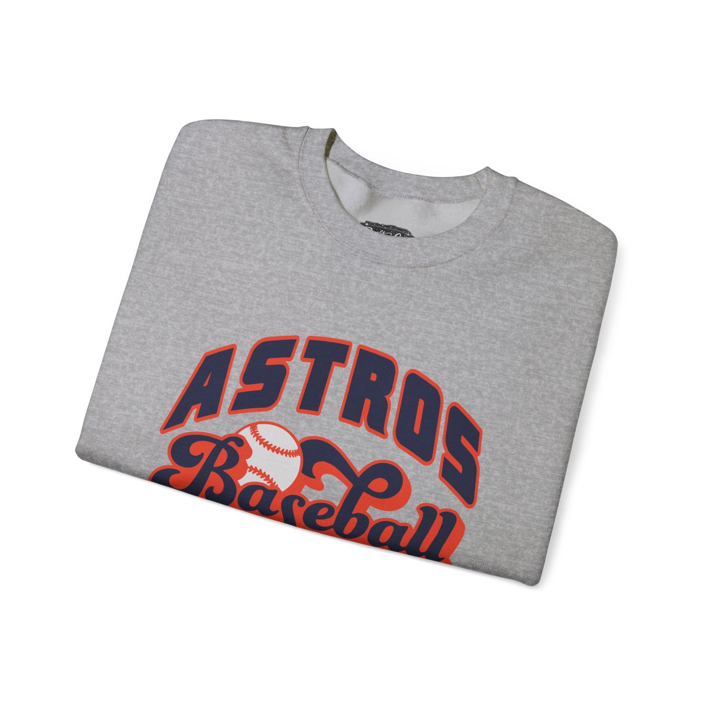 Astros Baseball Crewneck Sweatshirt | Team Logo Sports Apparel