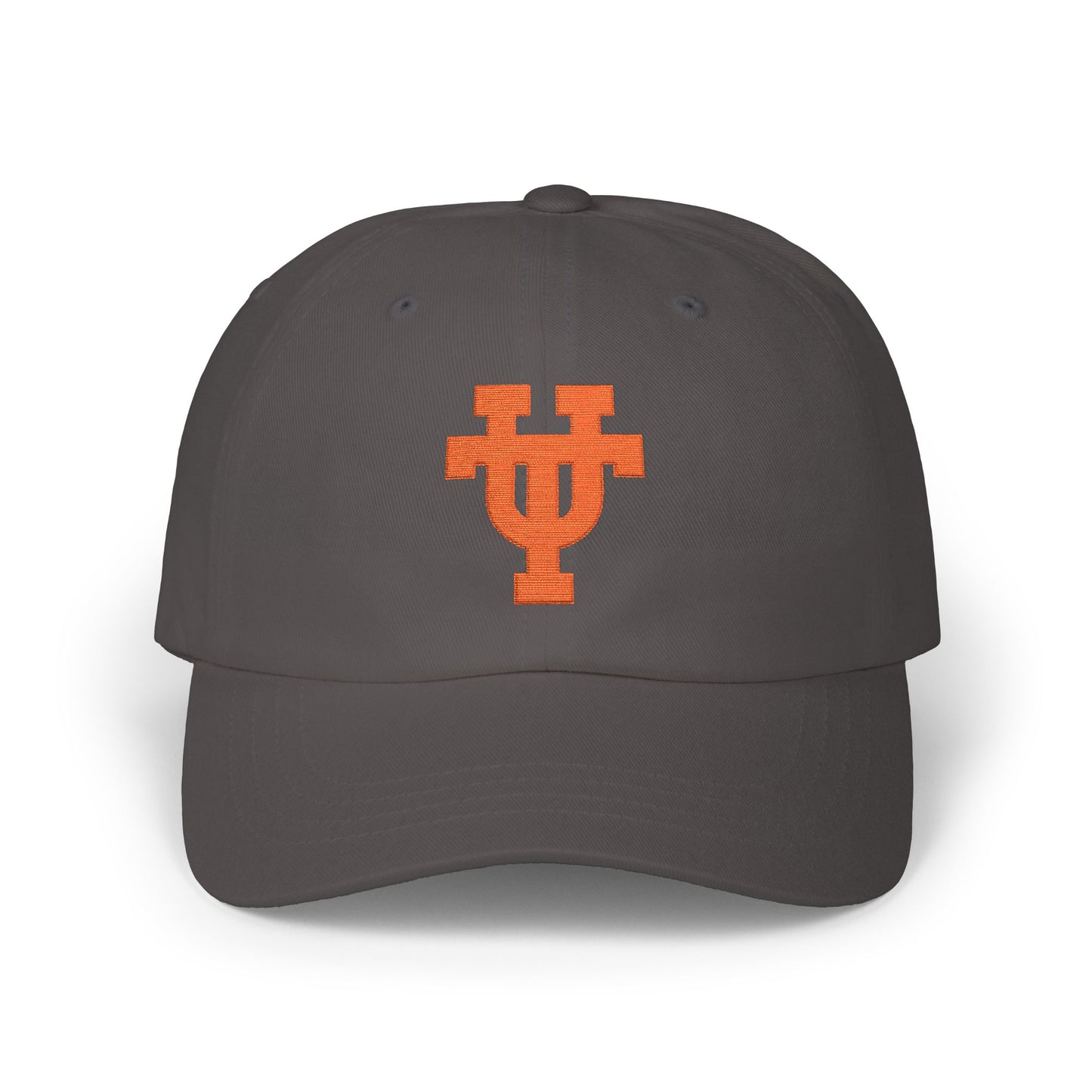 Orange Block Monogram UT Dad Cap | Embroidered University Lettering